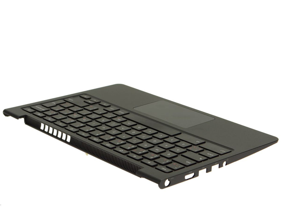 New French(Clavier) Canadian - Dell OEM Chromebook 11 Palmrest Touchpad Keyboard Assembly - C4WHG