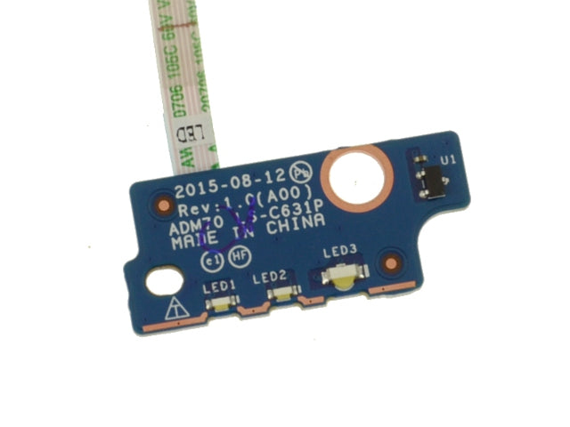 Dell OEM Latitude E5470 Power / HDD / Battery Status Indicator LED Circuit Board