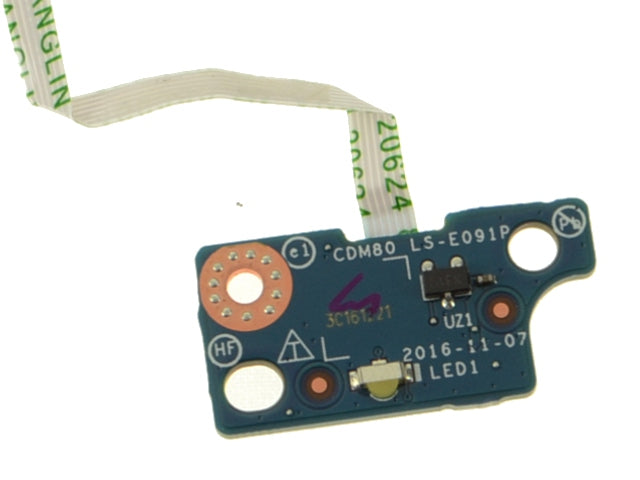 Dell OEM Latitude 5580 5590 5591 / Precision 3520 3530 Status Indicator LED Circuit Board