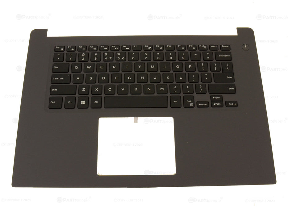 New US INTL - Dell OEM Inspiron 15 (7560) Palmrest Keyboard Assembly - No BL - RTJ7W - CF0T0