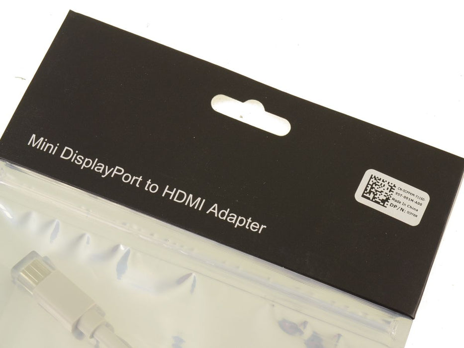 New Dell OEM Mini DisplayPort (Male) to HDMI (Female) Dongle Adapter Cable - CPFKM