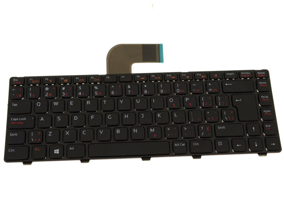 New French-English - Dell OEM Inspiron 15R (7520) / XPS L502X / Vostro 3460 Laptop Keyboard - D49HK