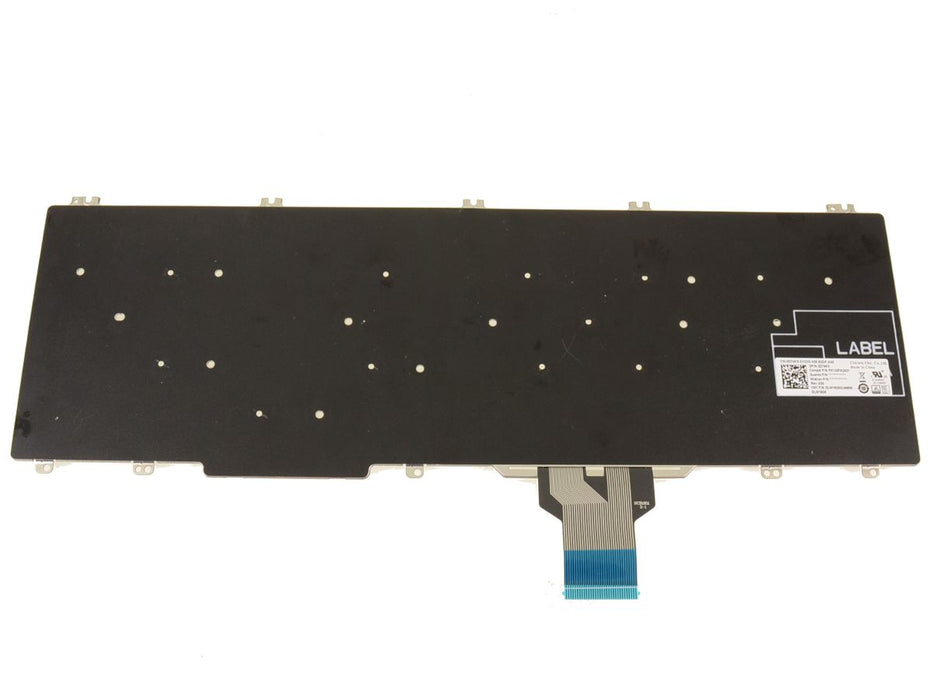 New US Intl - Dell OEM Latitude 5500 / Precision 3540 Laptop Keyboard - Single Point - No BL - D74KX