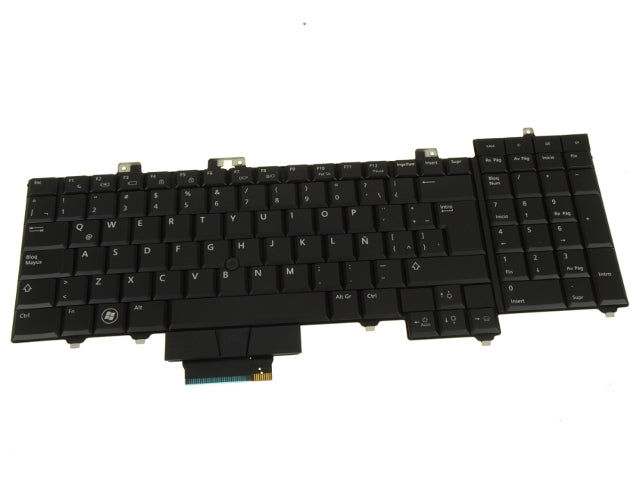 New SPANISH - Dell OEM Precision M6400 Laptop Keyboard with Backlight - F186F