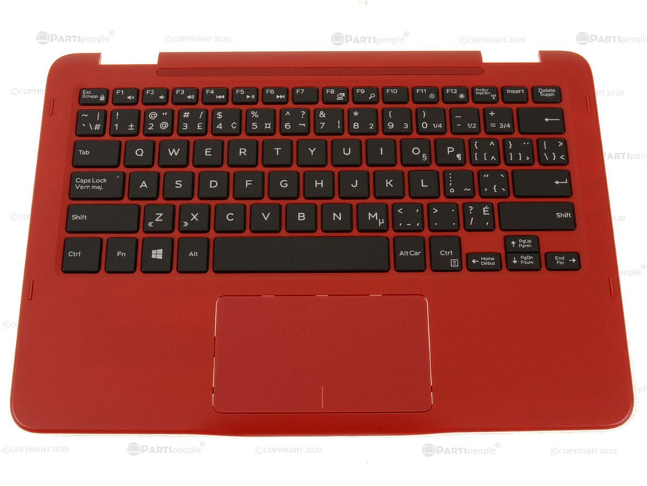 New French English - Dell OEM Inspiron 11 (3180) Palmrest Touchpad Keyboard Assembly - FX30D