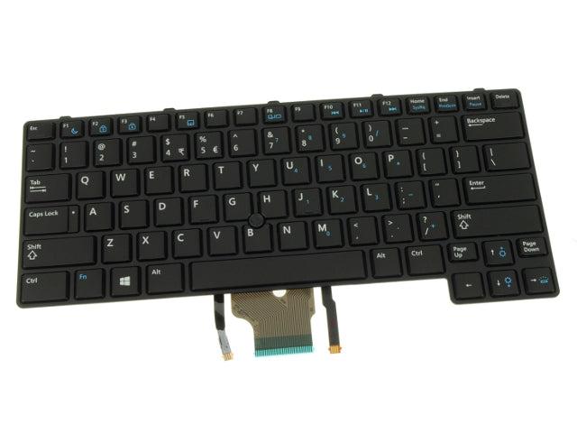 New US INTL - Dell OEM Latitude 6430u Laptop Keyboard with Backlight - GVM53