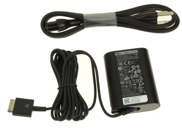 Dell OEM XPS 10 / Latitude ST / Latitude 10 Tablet / Venue 11 Tablets AC Power Adapter 30 Watt - HCDWK - 8N3XW