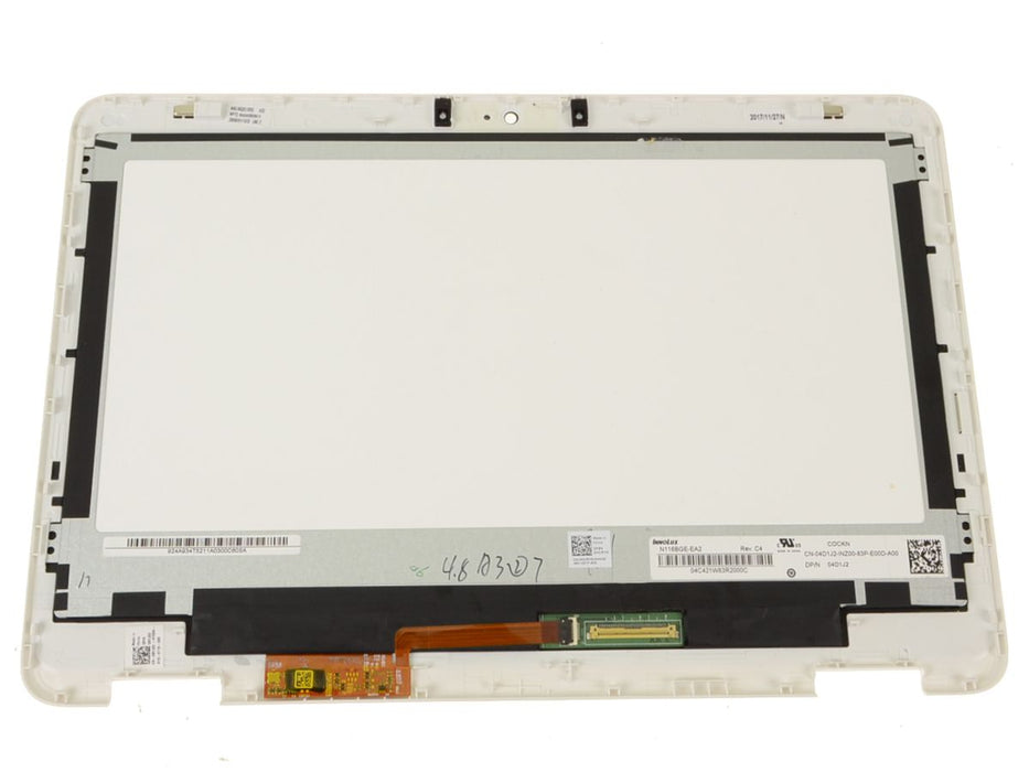 Dell OEM Inspiron 11 (3168 / 3169) 11.6" TouchScreen LCD Display Assembly - White - HCRV9