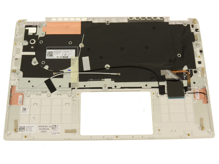 New SPANISH - Dell OEM Inspiron 5390 / Latitude 3301 Palmrest Backlit Keyboard Assembly - R18HX - HRHVW