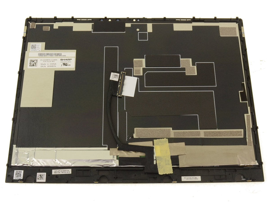 New Dell OEM Latitude 7285 Tablet 12.3" Touchscreen LED LCD Screen Display Assembly - FK10N - HVM8P