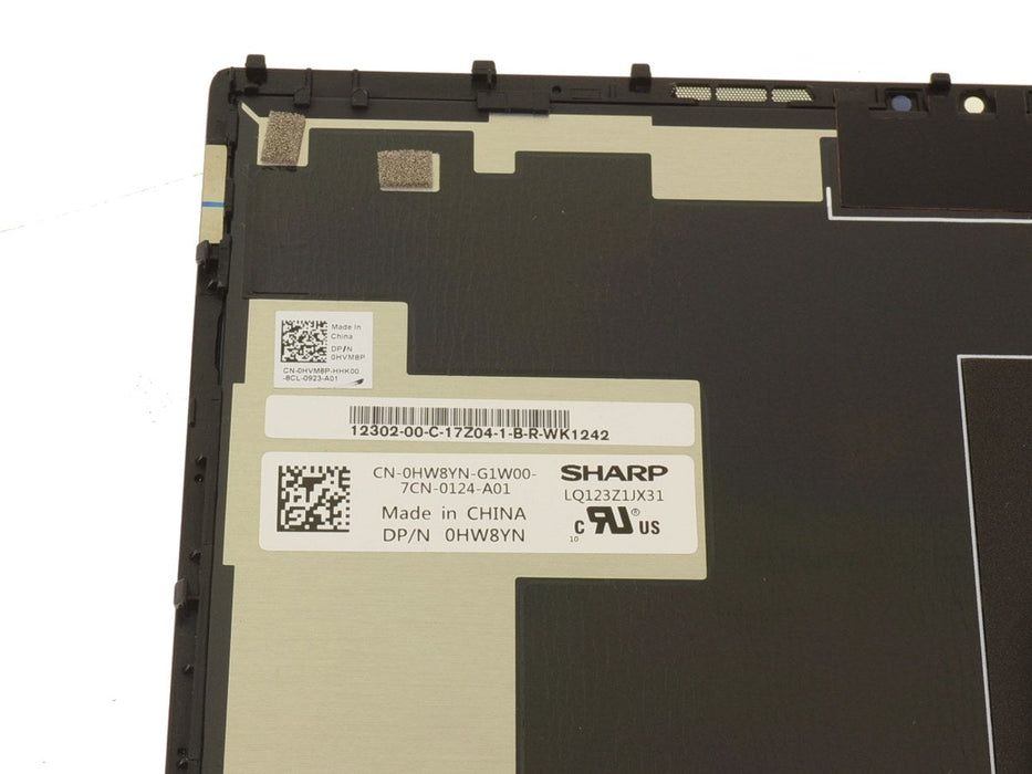 New Dell OEM Latitude 7285 Tablet 12.3" Touchscreen LED LCD Screen Display Assembly - FK10N - HVM8P