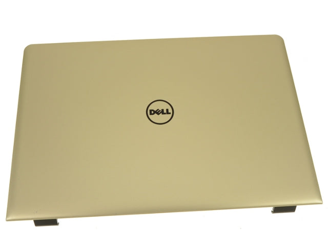 New Gold - Dell OEM Inspiron 17 (5758 / 5759 / 5755) 17.3" LCD Back Cover Lid Top Assembly - No TS - KC5R8