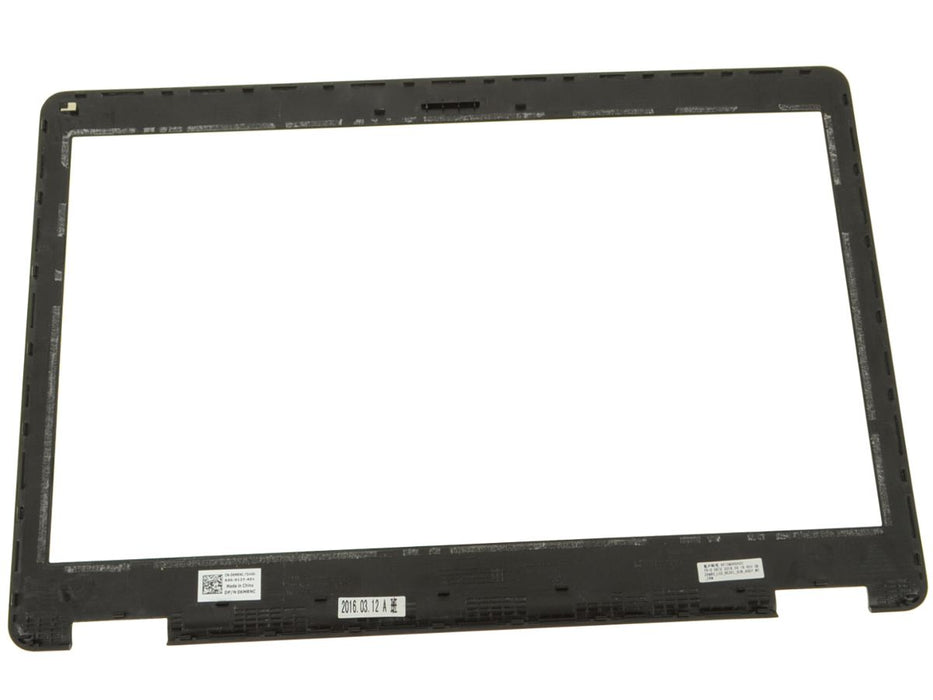 New Dell OEM Latitude E5550 15.6" LCD Front Trim Cover Bezel Plastic - No Cam - No TS - KMRNC