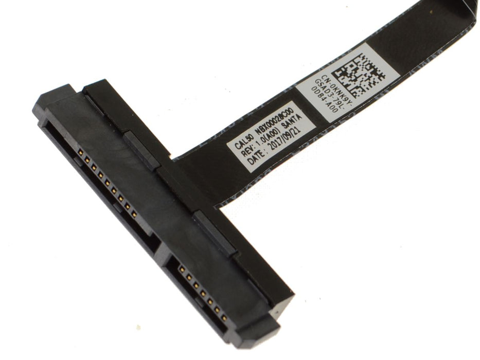 Dell OEM Inspiron 15 (5570 / 5575 / 3583) SATA Hard Drive Adapter Interposer Connector and Cable - KNK9Y w/ 1 Year Warranty