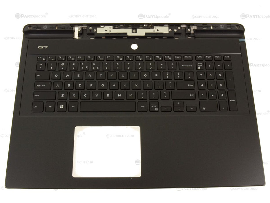 New US INTL - Dell OEM G Series G7 7790 Palmrest Backlit Keyboard Assembly - No DP - N1D11