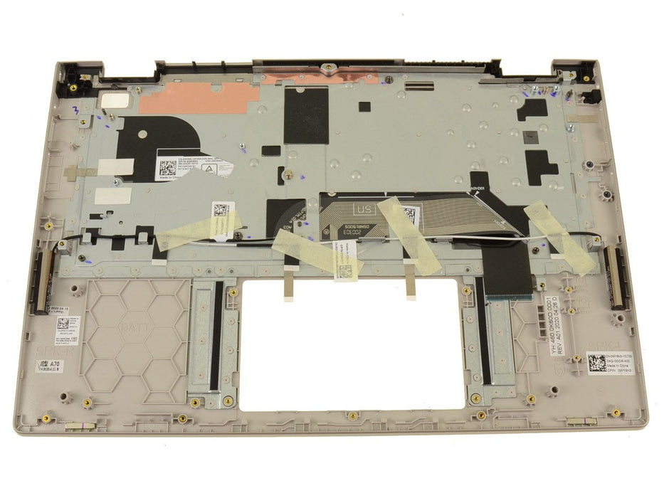 New US INTL - Dell OEM Inspiron 5406 2-in-1 Keyboard Palmrest Assembly - WY9N3 - P2KYH