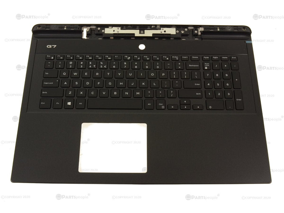 New US INTL - Dell OEM G Series G7 7790 Palmrest Backlit Keyboard Assembly - PD45C