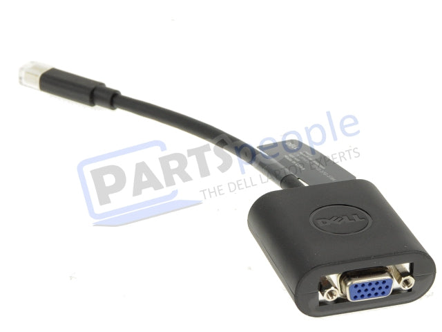 New Dell OEM Mini DisplayPort (Male) to VGA (Female) Dongle Adapter Cable - PNKVT - 00FVP