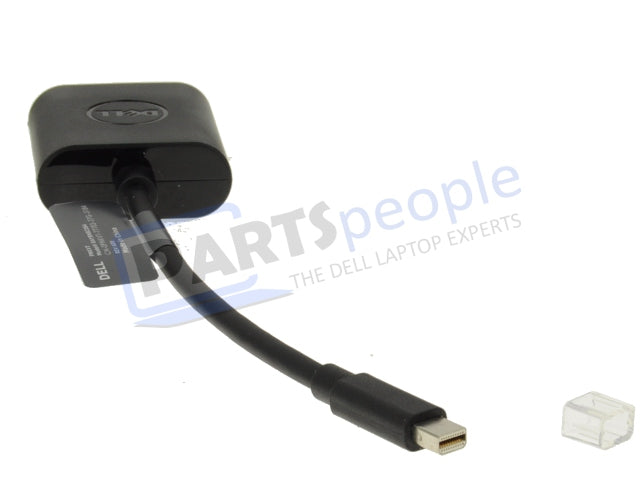 New Dell OEM Mini DisplayPort (Male) to VGA (Female) Dongle Adapter Cable - PNKVT - 00FVP