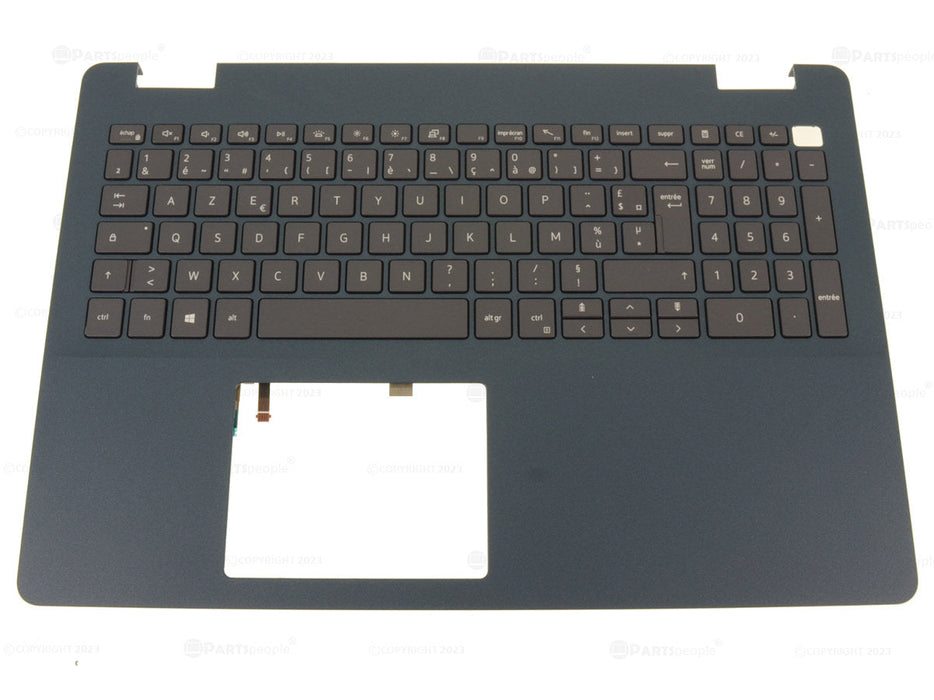 New French - Dell OEM Inspiron 3501 / 3505 Palmrest Backlit Keyboard Assembly - RJHMM