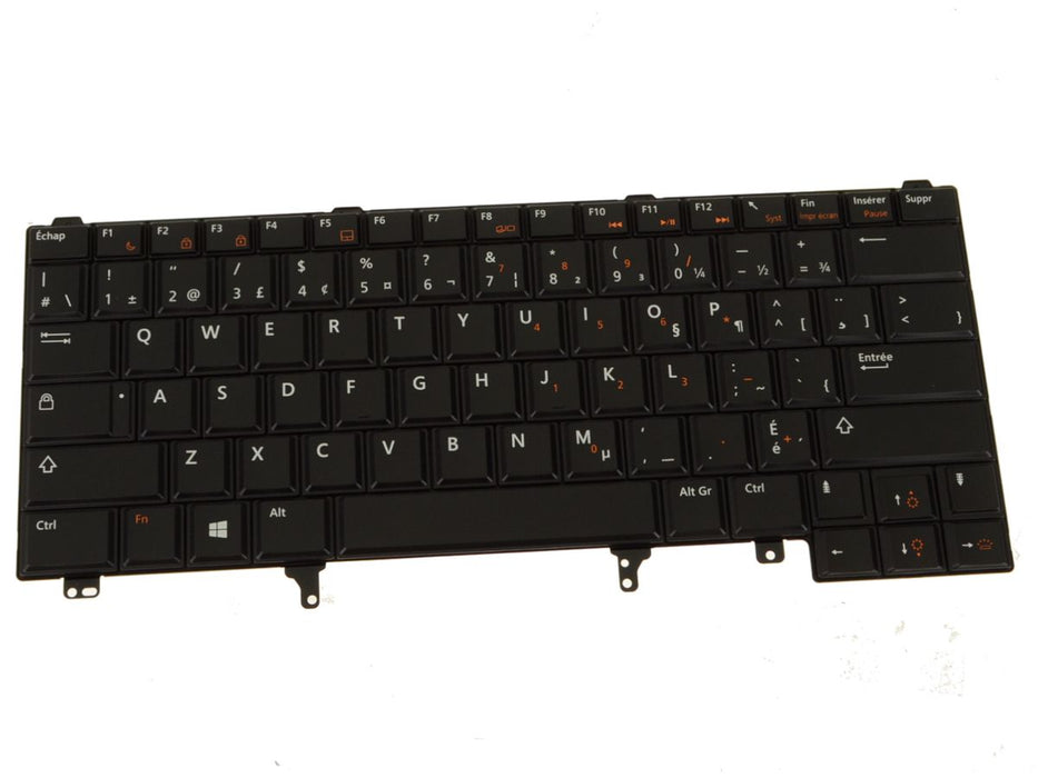 New French Canadian - Dell OEM Latitude E6220 / E6230 Laptop Keyboard with Backlight - RR3JM