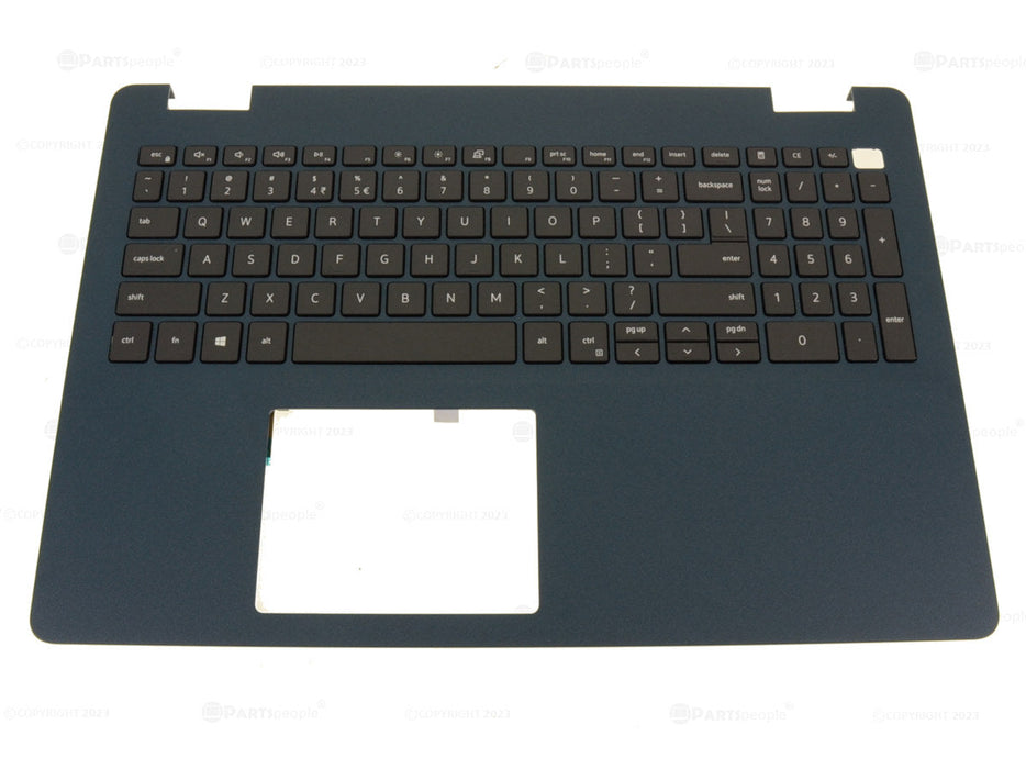 New US INTL - Dell OEM Inspiron 3505 / 3501 Palmrest Keyboard Assembly - Dark Blue - TH7G6