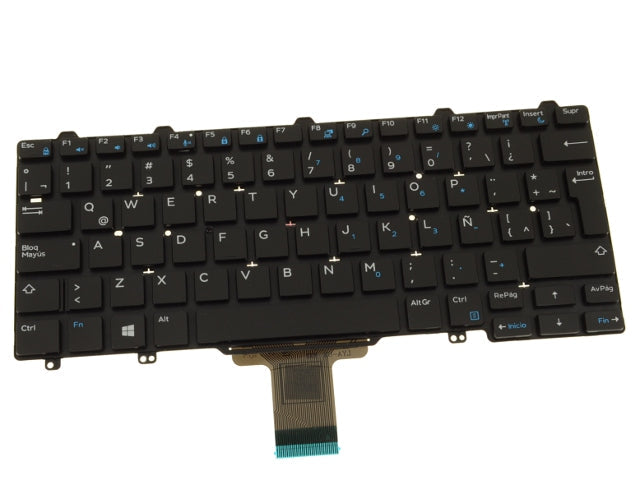 Spanish - Dell OEM Latitude E7270 / E5270 Laptop Keyboard - Non-Backlit - TMP0P