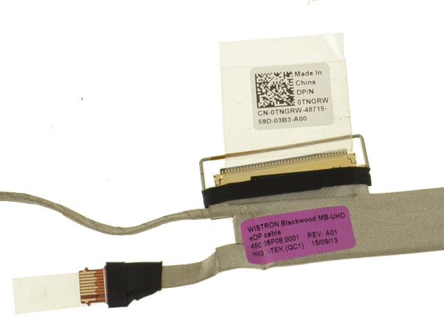 Dell OEM Inspiron 15 (7568) 15.6" Touchscreen LCD Ribbon Video Cable - UHD - TNGRW w/ 1 Year Warranty