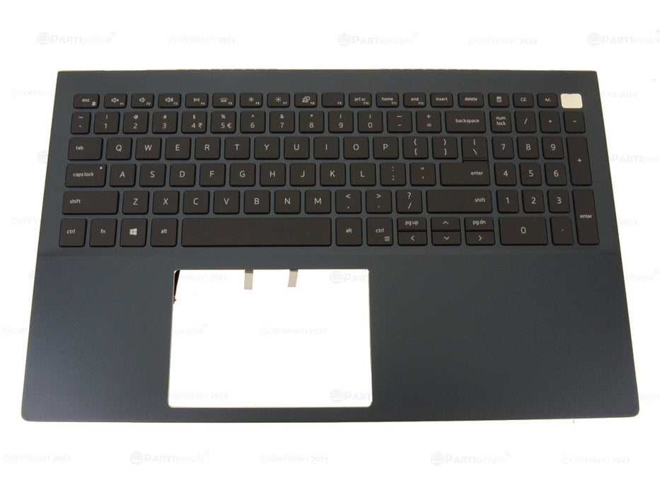 New US INTL - Dell OEM Inspiron 5501 Palmrest Backlit Keyboard Assembly - P93G9 - TTC2R