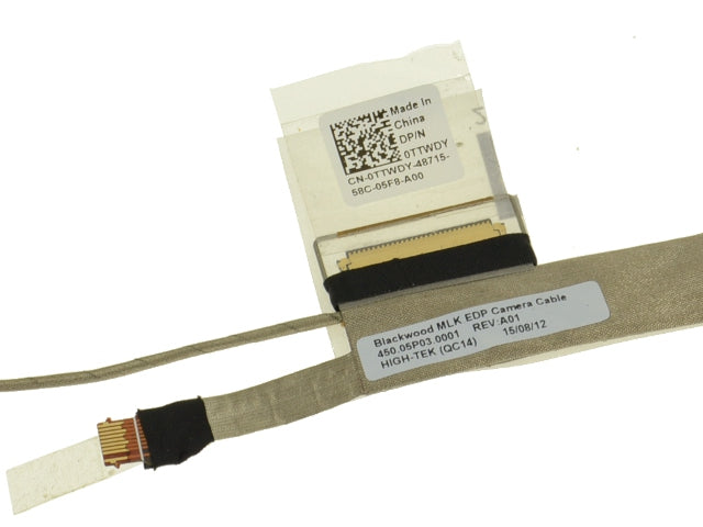 Dell OEM Inspiron 15 (7568) 15.6" Ribbon LCD Video Cable For Touchscreen - FHD- TTWDY w/ 1 Year Warranty