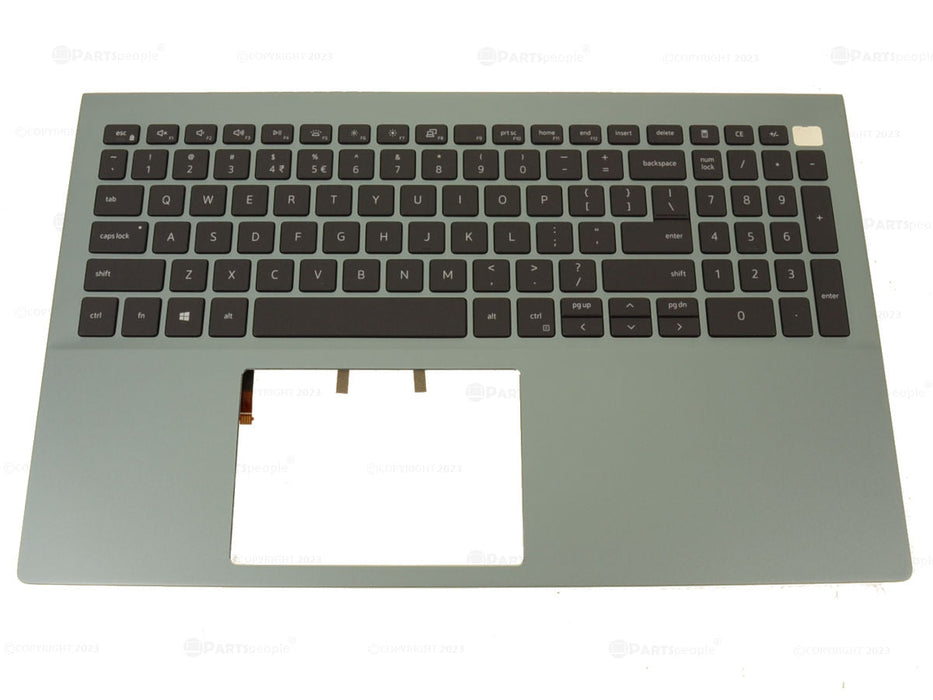 New US INTL - Dell OEM Inspiron 5501 Palmrest Backlit Keyboard Assembly - TTYWR - 98XH5