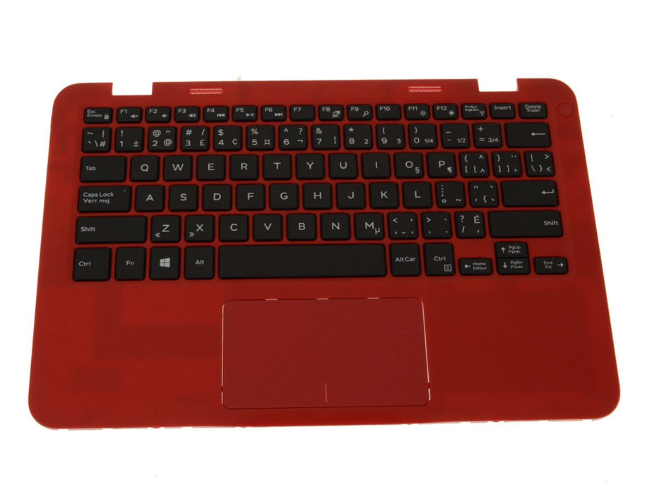 New French - Dell OEM Inspiron 11 (3162 / 3164) Palmrest Touchpad Keyboard Assembly - W5C92