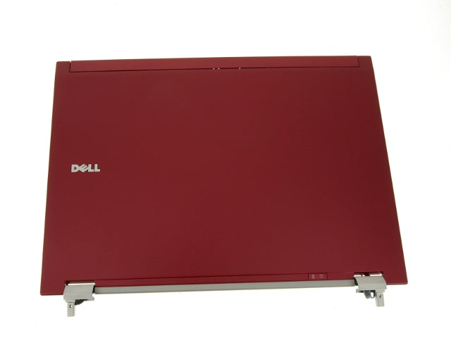 New RED - Dell OEM Latitude E6500 15.4" LCD Back Cover Lid Assembly with Hinges - W891N