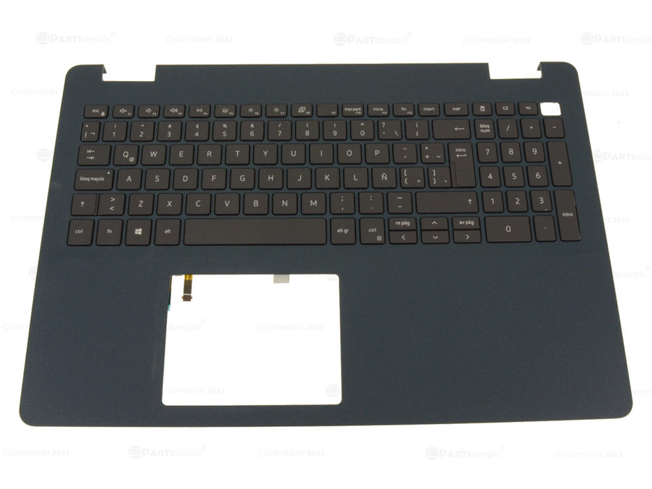 New SPANISH - Dell OEM Inspiron 3501 / 3505 Palmrest Backlit Keyboard Assembly - USB C - 5GX63 - WFT91