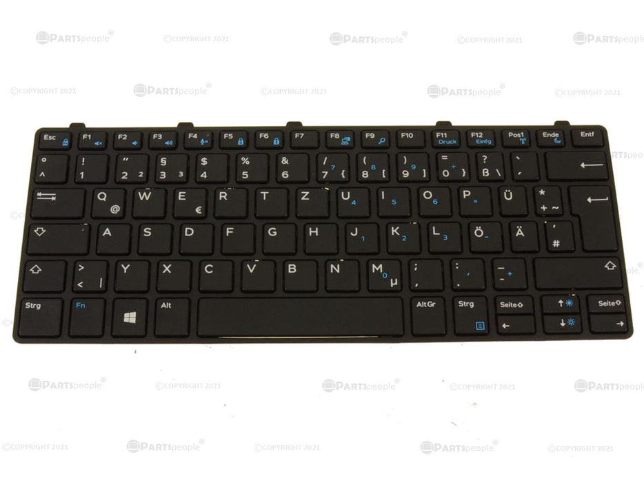 New German - Dell OEM Latitude 3180 / 3189 / 3380 Laptop Keyboard - GER - WH9TP