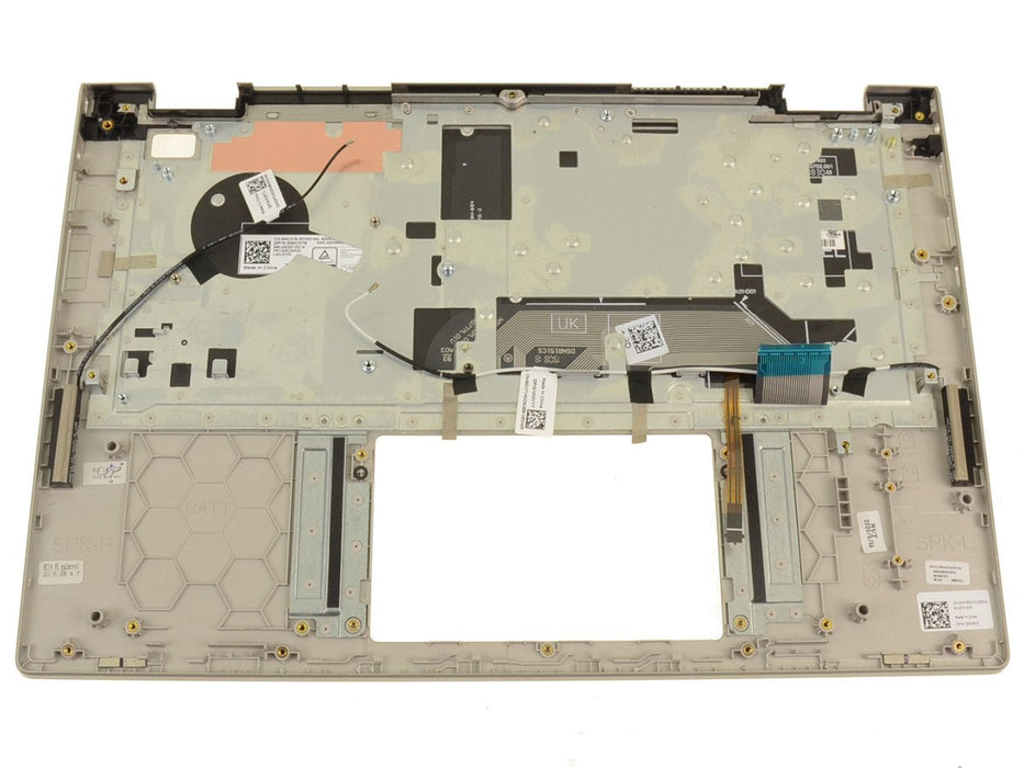 New SPANISH - Dell OEM Inspiron 5406 2-in-1 Backlit Keyboard Palmrest Assembly - WY9N3 - YHRXY