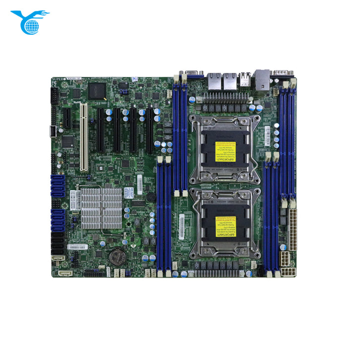 Supermicro X9DRL-3F Motherboard - LGA2011, 2 CPUs, 16GB RAM, Heatsink, I/O Shield