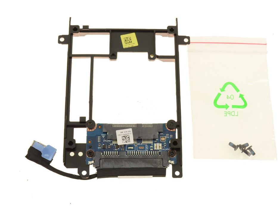 New Dell OEM Latitude E7450 2.5" SATA to mSATA Adapter Caddy with Interposer - 2N4J0 - FCN4M - XPWFW