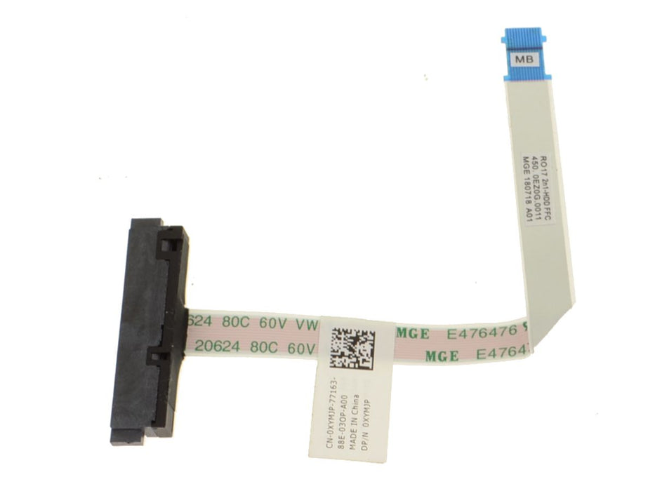 Dell OEM Inspiron 17 (7786) 2-in-1 SATA Hard Drive Adapter Interposer Connector and Cable - XYMJP w/ 1 Year Warranty