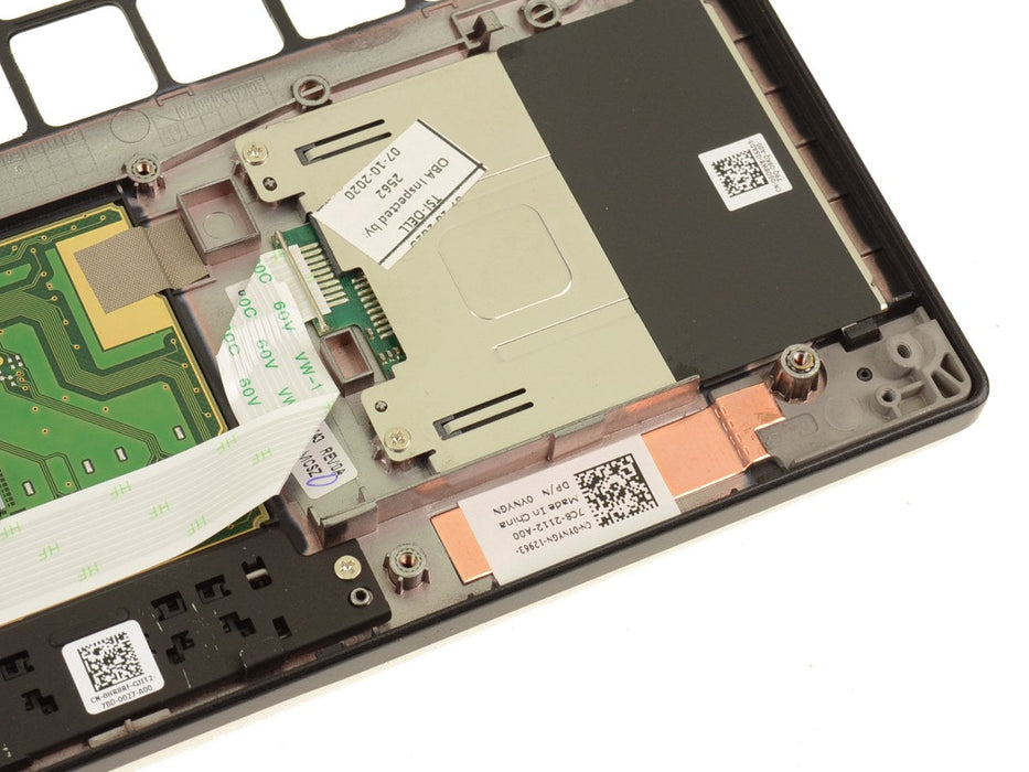 New EMEA - Dell OEM Latitude 7290 / 7390 Palmrest Touchpad Assembly with Smart Card - 1VDC2 - YNYGN