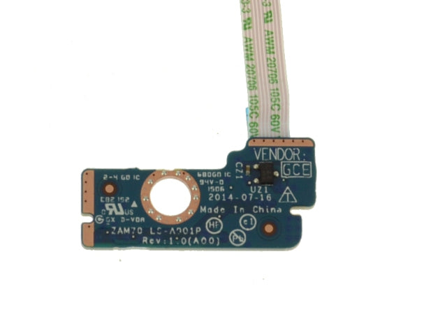 Dell OEM Latitude E5450 Power / HDD / Battery Status Indicator LED Circuit Board with Cable - A901P