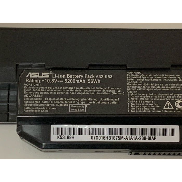 New Genuine Asus K53SA K53SC K53SD K53SE K53SJ Battery 56Wh