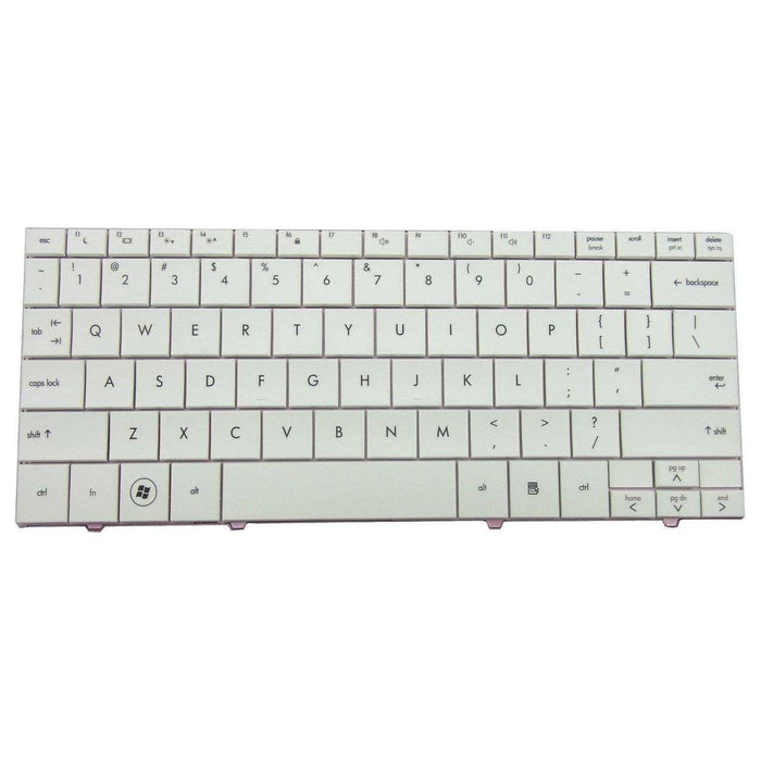 New HP Mini 110 White US English Keyboard 537753-001 537953-001