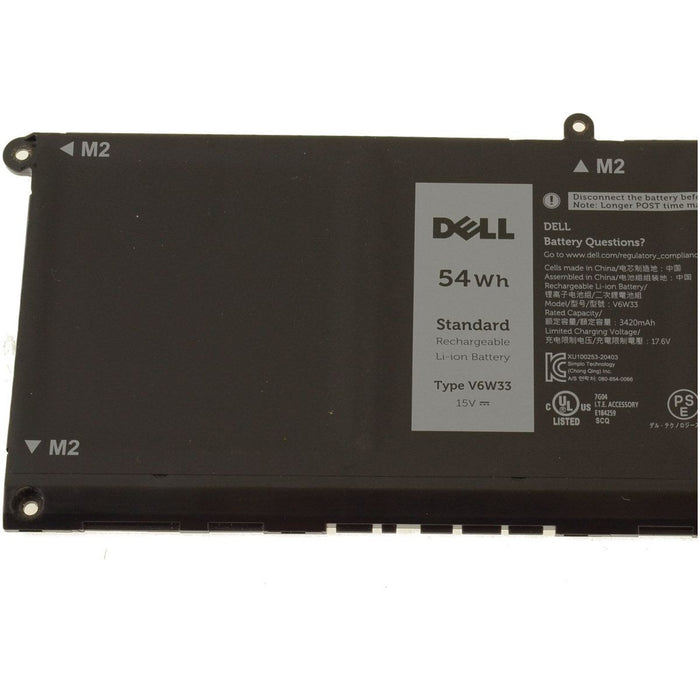 New Genuine Dell 0V6W33 V6W33 WV3K8 XDY9K XPHX8 Battery 54WH