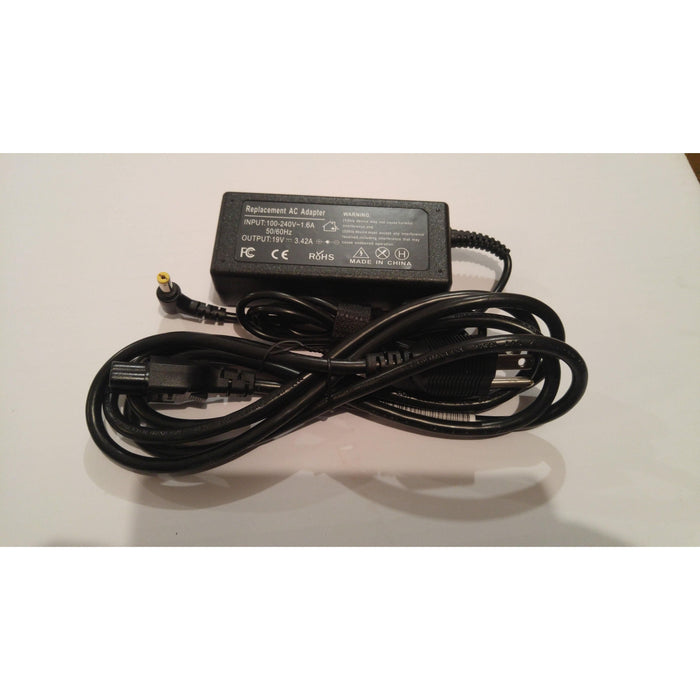 New Compatible Acer Aspire ZC-105 ZC-602 AC Power Adapter Cord 65W