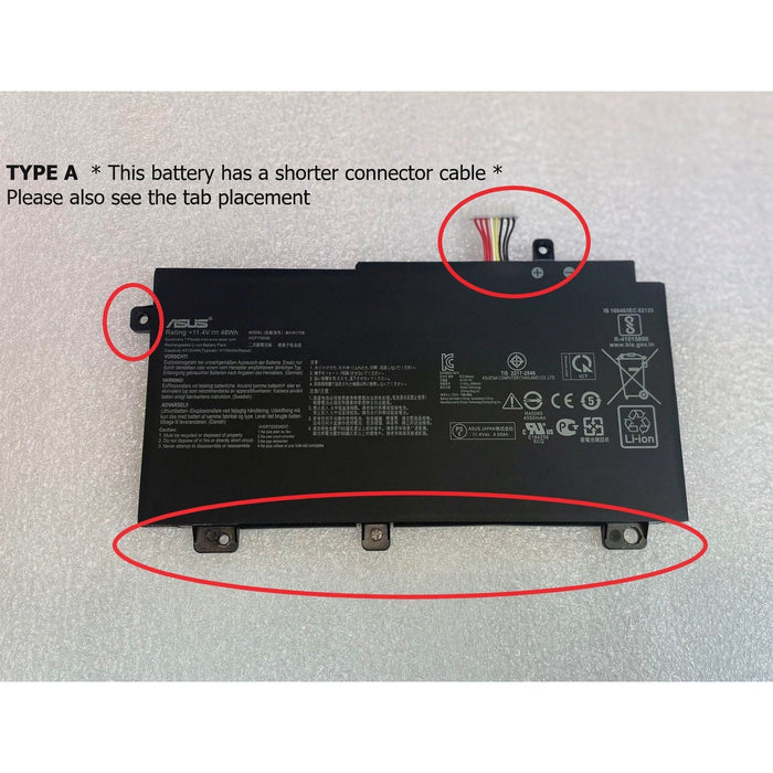 New Genuine Asus B31N1726 Battery 48WH