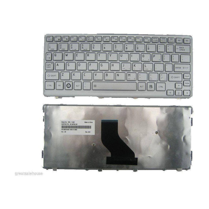 New Toshiba Satellite T210 T210D T215 T215D Keyboard Silver PK130CN2A00