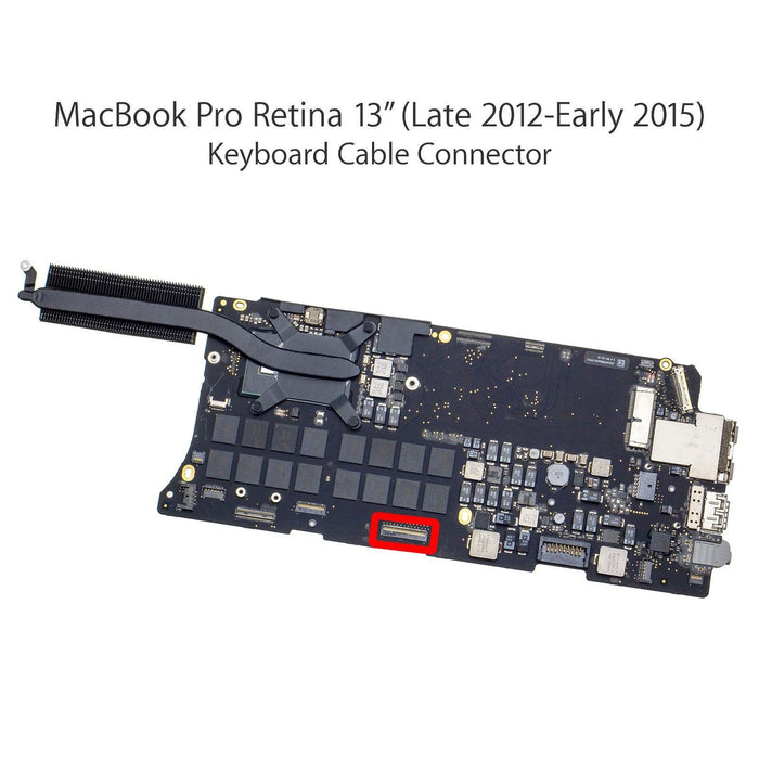 New Apple MacBook Pro Retina Keyboard Flex Cable Connector (30 pin) 518S0752