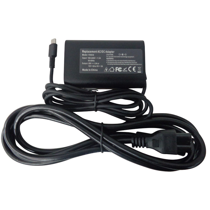 New 30W Ac Power Adapter Charger & Cord for Dell Latitude 5175 5179 7275 Laptops