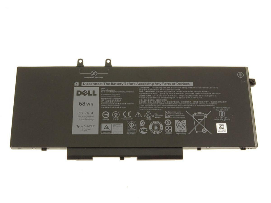 New Genuine Dell Latitude 5401 5410 5411 5501 5510 5511 Battery 68Wh